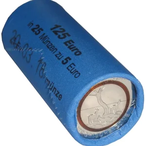 BRD: 25 x 5 Euro Bimetall Subtropische Zone 2018 Münzrolle G Sonderaktion