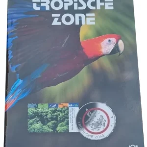 BRD: Numiskarte 5 x 5 Euro Tropische Zone 2017 ADFGJ Stempelglanz im Blister - Postausgabe mit Brief Exklusiv