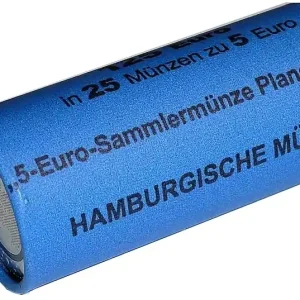 BRD: 25 x 5 Euro Bimetall Blauer Planet Erde 2016 Münzrolle J Neu