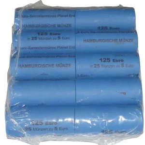 BRD: 10 Münzrollen 5 Euro Blauer Planet Erde J 2016 Versand Am Gleichen Tag