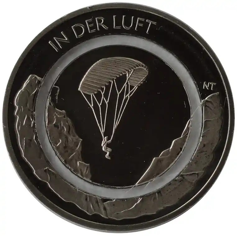 Limited Edition SONDERANGEBOT ! 10 Euro Münze in der Luft 2019 A Berlin Stempelglanz mit farblosen Polymerring