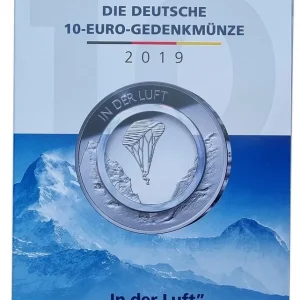 5 x 10 Euro in der Luft 2019 ADFGJ Komplettsatz Stempelglanz im MDM Blister Versand Am Gleichen Tag