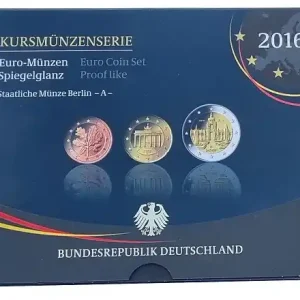 Direkt Vom Hersteller BRD: 5,88 Euro Kursmünzensatz 2016 A Spiegelglanz - Original Blisterverpackung