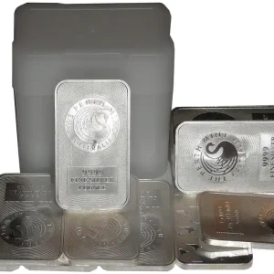 Meistverkauft 15 x 1 Oz Silberbarren Perth Mint Känguru in Plastiktube