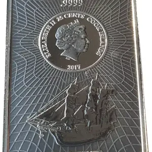 Garantierte Lieferung 5 gr Silberbarren - Münzbarren Cook Inseln 2017 Bounty 999.9/1000 Feinsilber