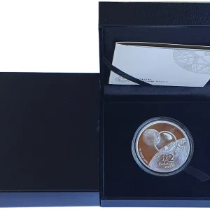 Südafrika 1 Oz Silber 2 Rand 50 Jahre Mondlandung Polymer Putty 2019 PP Polierte Platte Highlight