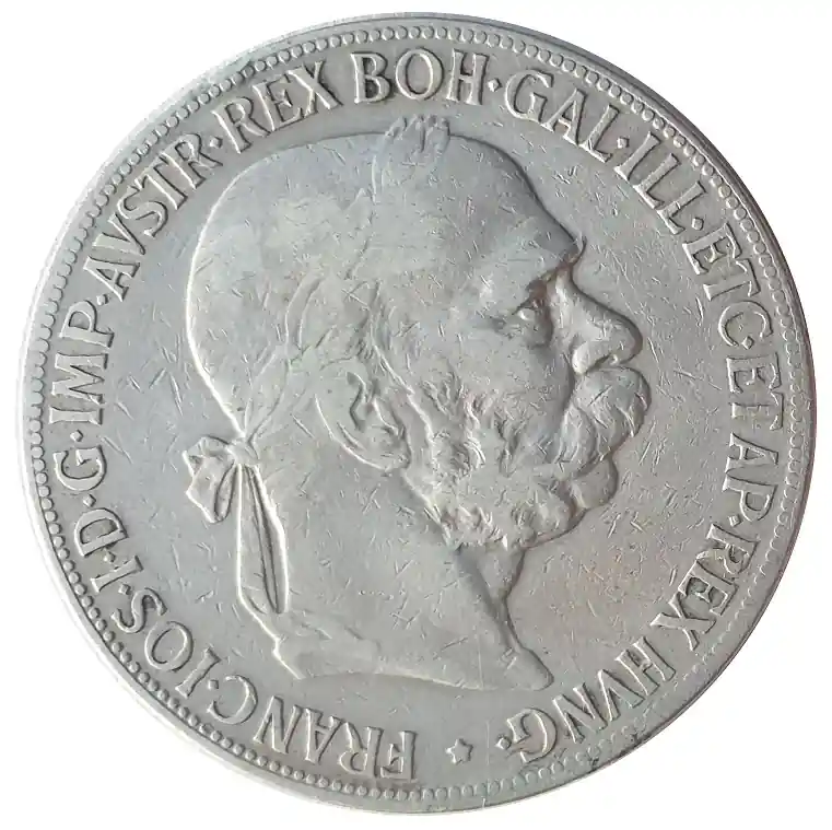 Weltweiter Versand Österreich Ungarn 5 Kronen Silber 1900 - Kaiser Franz Joseph I. Habsburger Dynastie