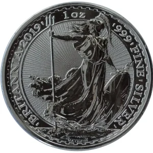 1 Oz Silber Britannia 2019 Großbritannien 2 Pounds Versand Am Gleichen Tag