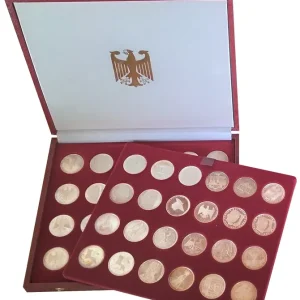 Jetzt Zugreifen BRD: 48 x 10 DM Silber Gedenkmünzen in Münzkassette