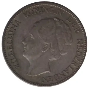 Niederlande 1 Gulden Silber Königin Wilhelmina 10 gr 720/1000 Silber Mengenrabatt