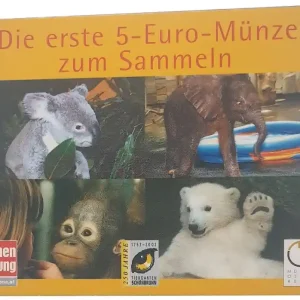 Premium Österreich 5 Euro Silbermünze Tiergarten Schönbrunn 2002 Kronen Zeitung Miniblister