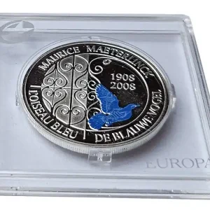 Belgien 10 Euro Silbermünze Der Blaue Vogel 2008 Polierte Platte in Münzkapsel u. Zertifikat Wochenendangebot