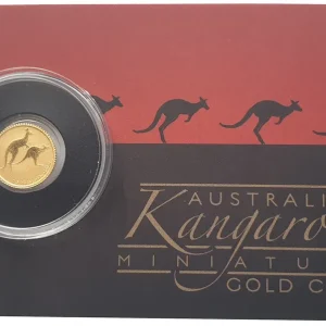 Gleich Bestellen Mini Roo Goldmünze 0,5 gr Gold Känguru 2018 Australien im Blister