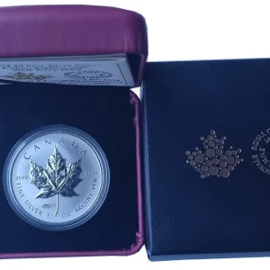 Günstig Kanada 1 Oz Silber Maple Leaf 2014 Privy WMF World Money Fair Stempelglanz