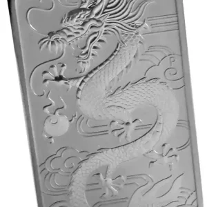 Australien 1 Oz Silberbarren Drache rechteckig - Rectangular 2018 Perth Mint Super-Preis