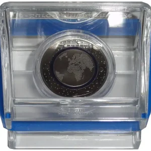 BRD: 5 Euro Bimetall Blauer Planet Erde A mit Polymer - Ring 2016 Polierte Platte Premium