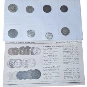 Weltweiter Versand Kollektion: Die Münzen des Deutschen Reiches u. die Kleinmünzen des Kaiserreiches