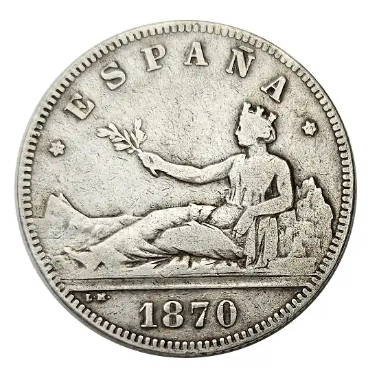 Spanien 2 Pesetas Silbermünze 10 gr 835/1000 Silber Im Trend