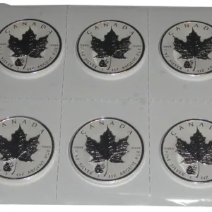 Kanada 10 x 1 Oz Silber Maple Leaf 2016 - Privy Mark Panda Frosted Proof Top-Angebot