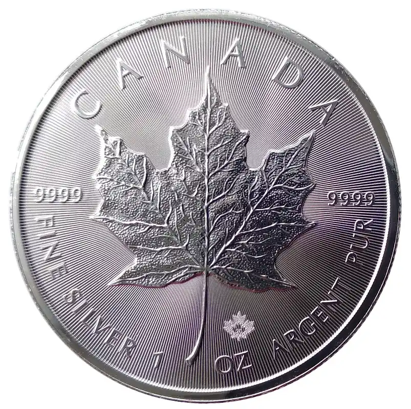 1 Oz Silber Maple Leaf 2020 Kanada 5 Dollars Anlagemünze Meistverkauft