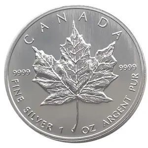 1 Oz Silber Maple Leaf 2010 Kanada 5 Dollars Anlagemünze Finale Aktion