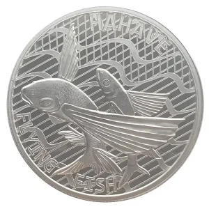 Solange Der Vorrat Reicht 1 Oz Silber Flying Fish - Hahave Fliegender Fisch 2020 Tokelau