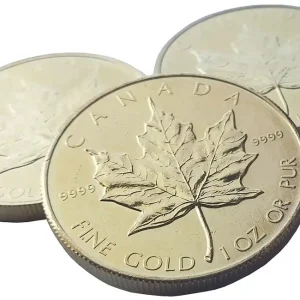 1 Oz Gold Maple Leaf Kanada - Diverse Jahrgänge: 31,1 gr 999,9/1000 Gold Sale