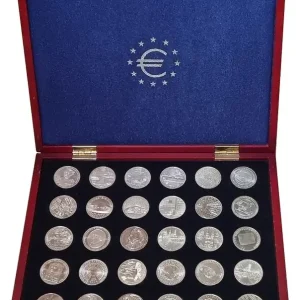 Münzkassette mit 30 x 10 Euro Silbermünzen aus Deutschland 925/1000 Silber Beliebt