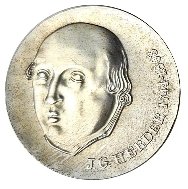 Finale Aktion DDR: 20 Mark Silber Gedenkmünze 175. Todestag von Johann Gottfried Herder 1978