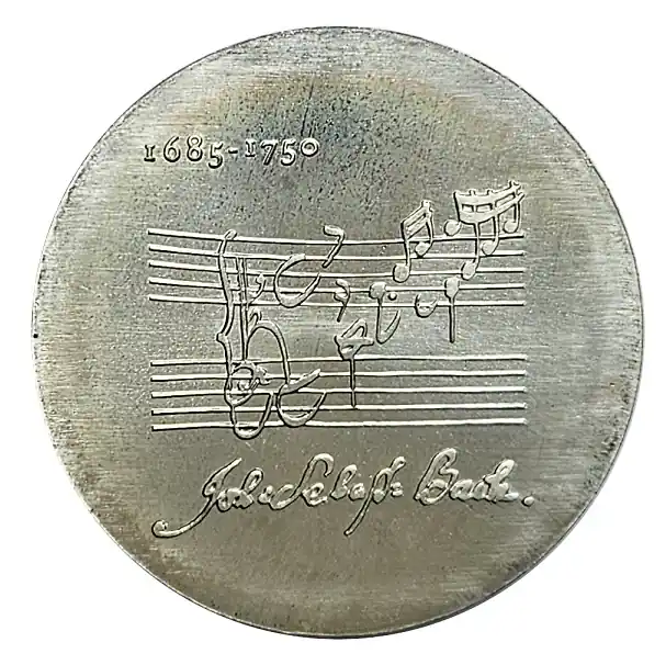 DDR: 20 Mark Silber Gedenkmünze 225. Todestag von Johann Sebastian Bach 1975 Im Trend