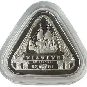 1 Oz Silber Batavia Schiffswrack Serie - Erste Dreieckige Anlagemünze aus Australien Heute Kaufen