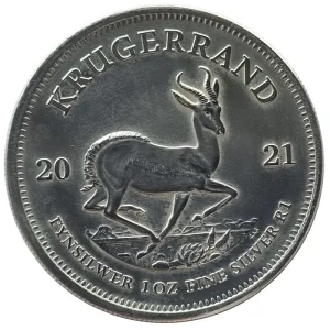 Jetzt Bestellen B-Ware 1 Oz Silber Krügerrand 2021 Stempelglanz Südafrika