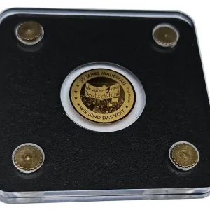 Billig Tschad 3000 Francs 0,062 gr Gold - Mauerfall - Wir sind das Volk 2019 - Bullion Coins of the World