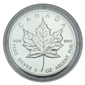 1 Oz Silber Maple Leaf 1994 Kanada 5 Dollars Anlagemünze Sofort Bestellen