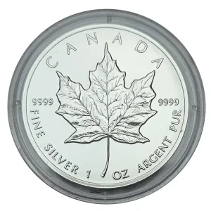 Super-Preis 1 Oz Silber Maple Leaf 1993 Kanada 5 Dollars Anlagemünze