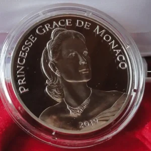 10 Euro Silber Grace Kelly 2019 Polierte Platte 90. Geburtstag Monaco Geprüft