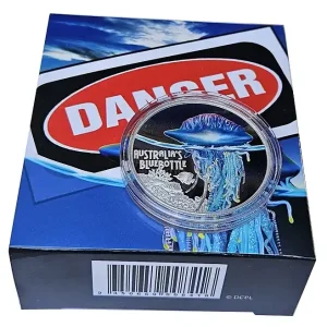 Tuvalu 1 Oz Silber Bluebottle 2024 Polierte Platte - Deadly and Dangerous Serie Top-Preis