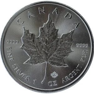 Sale 1 Oz Silber Maple Leaf 2017 Kanada 5 Dollars Anlagemünze