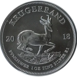 Im Trend 1 Oz Silber Krügerrand 2018 Stempelglanz Südafrika