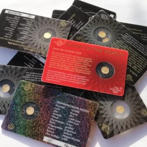 Zertifiziert Ruanda Icons of the World Goldmünze 999er Gold Affordable Blister Anlagemünze