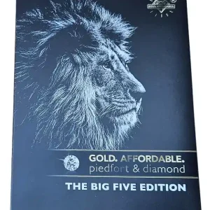 Garantierte Lieferung Gold Affordable - Ruanda 5 x 1/100 Oz Goldmünzen Big Five 2020 Piedfort Prägung mit Diamanten