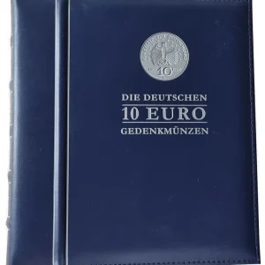 Sammelalbum mit 33 x 10 Euro Silbermünzen aus Deutschland 925/1000 Silber Aktuell