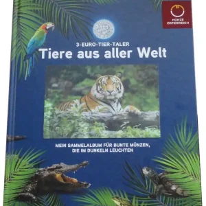 3 Euro Tier Taler Serie Österreich 10 Münzen im Sammelalbum Online Kaufen