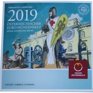 Top-Seller Österreich 3,88 Euro KMS 2019 Kursmünzensatz 1 Cent bis 2 Euro im Folder