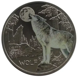 Österreich 3 Euro Tier Taler Wolf 2017 mit Flyer Kostenfreie Lieferung