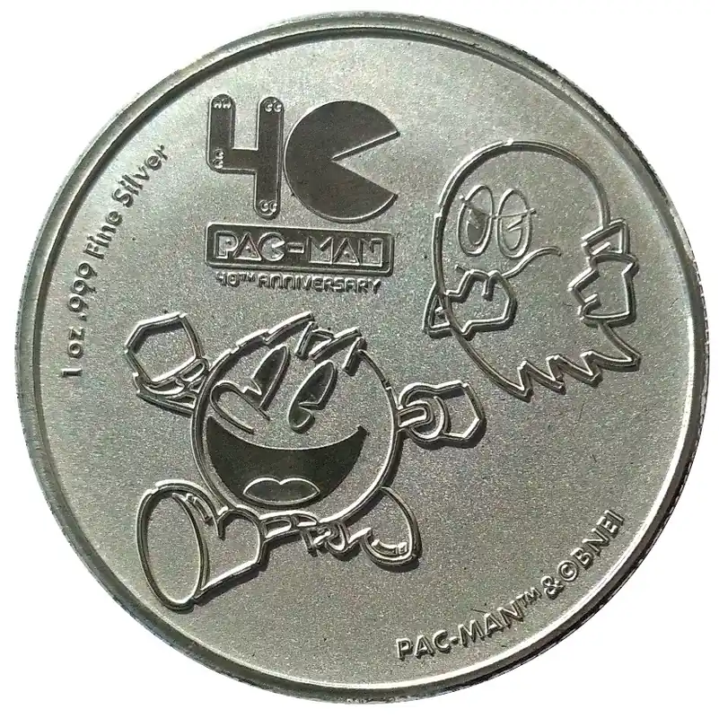 Top-Preis Niue 1 Oz Silber Pac Man 2020 - 40 Jahre Jubiläum. Anlagemünze nur 25.000 Stück!