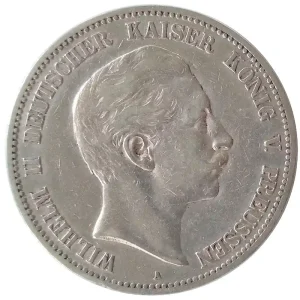 Deutsches Kaiserreich 5 Mark Silber Kaiser Wilhelm II 1904 A Kracherpreis