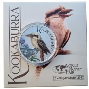 1 Oz Silber Kookaburra - World Money Fair Berlin 2022 aus Australien Kracherpreis