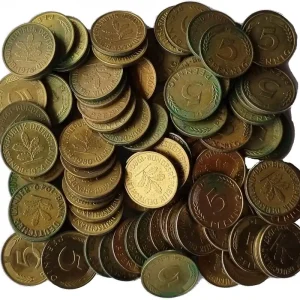 Premium 4,50 DM Umlaufmünzen 90 x 5 Pfennig