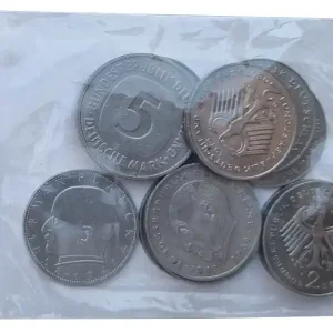 Rabatt 27 DM Umlaufmünzen 1 x 5 Mark, 11 x 2 Mark